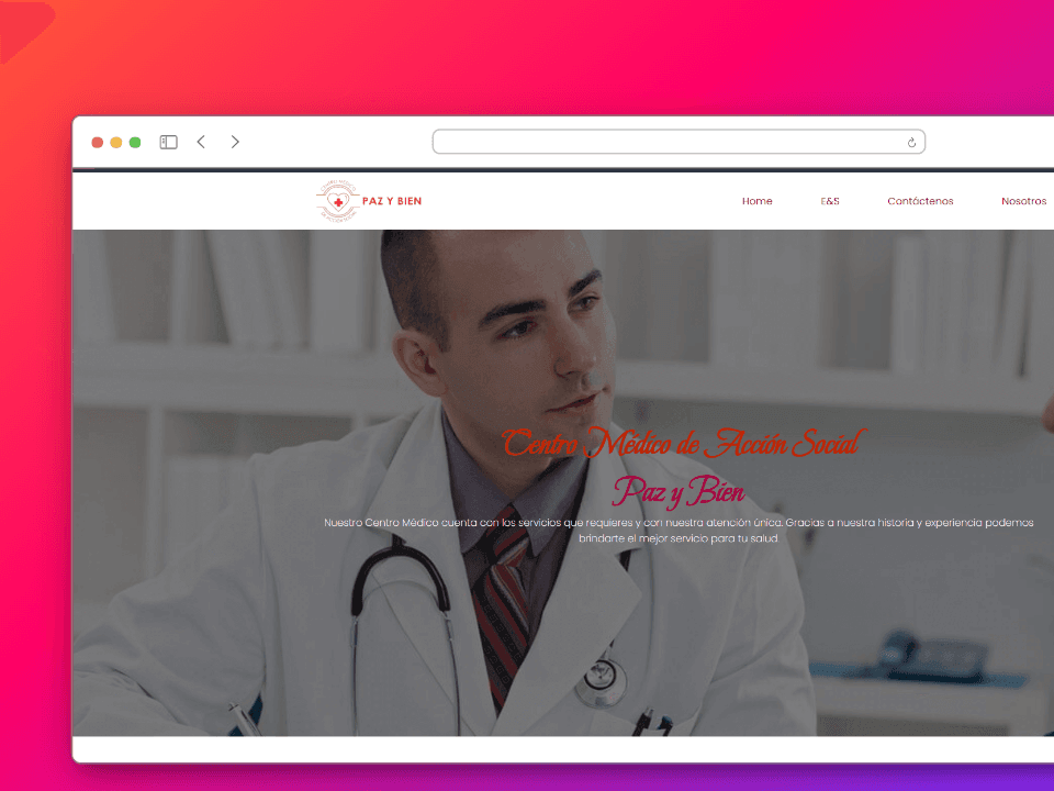 Sitio web - Centro de Salud project