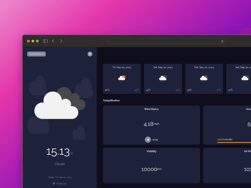 Weather App project